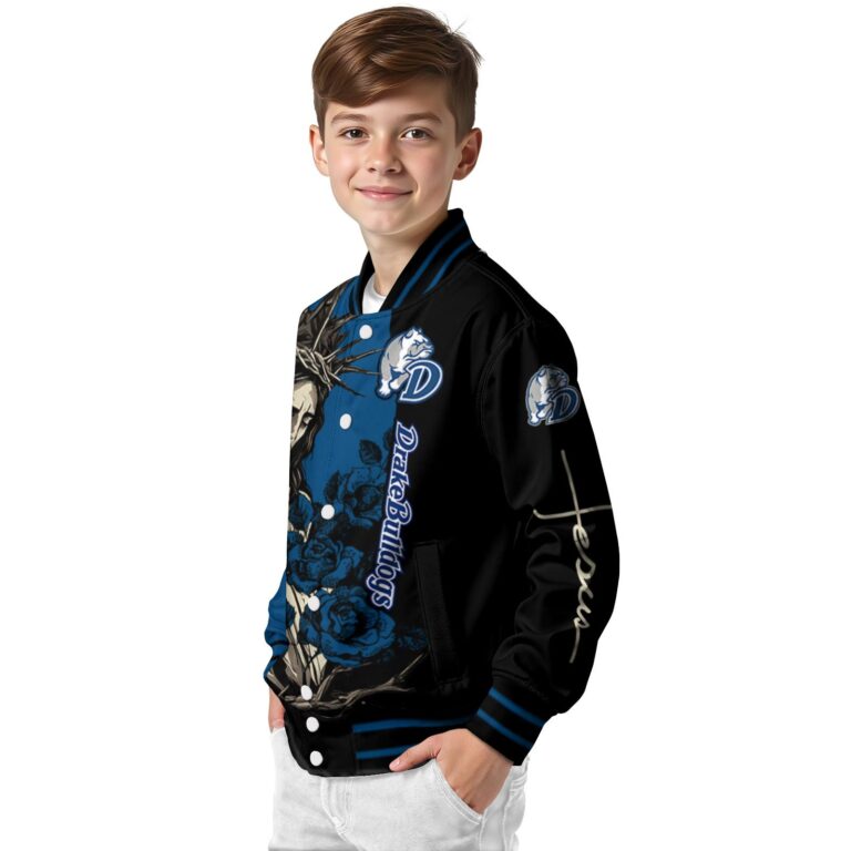 drake bulldogs hands in prayer blue black jacket trendy