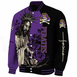 east carolina pirates hands in prayer purple black jacket best selling