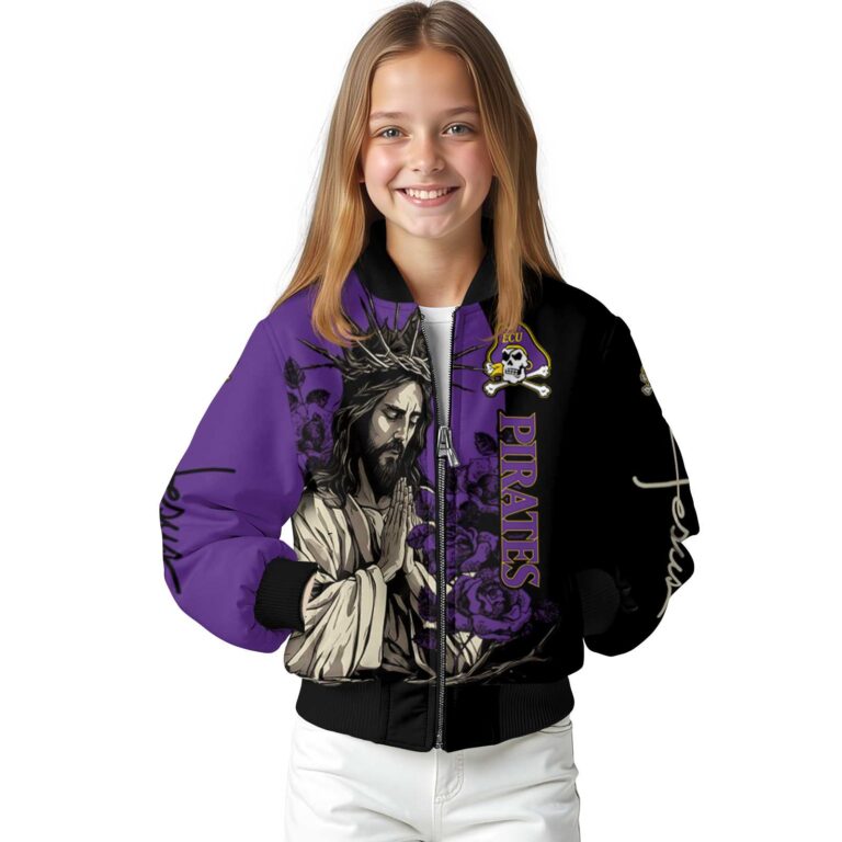 east carolina pirates hands in prayer purple black jacket top rated