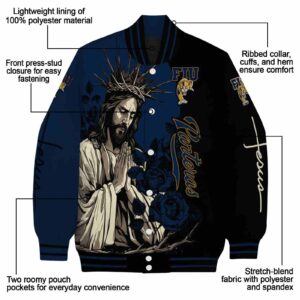 fiu panthers hands in prayer blue black jacket new arrival