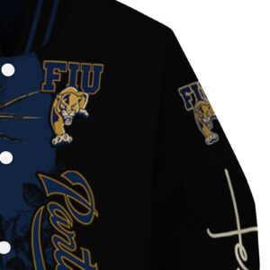 fiu panthers hands in prayer blue black jacket premium grade