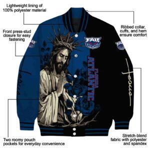florida atlantic owls hands in prayer blue black jacket new arrival