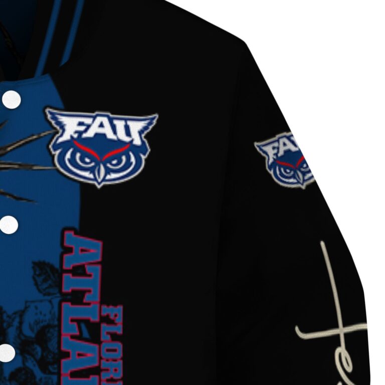 florida atlantic owls hands in prayer blue black jacket premium grade