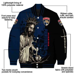 florida panthers hands in prayer red black jacket new arrival