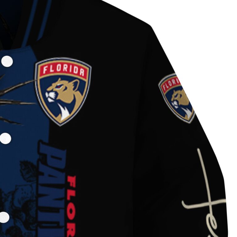 florida panthers hands in prayer red black jacket premium grade