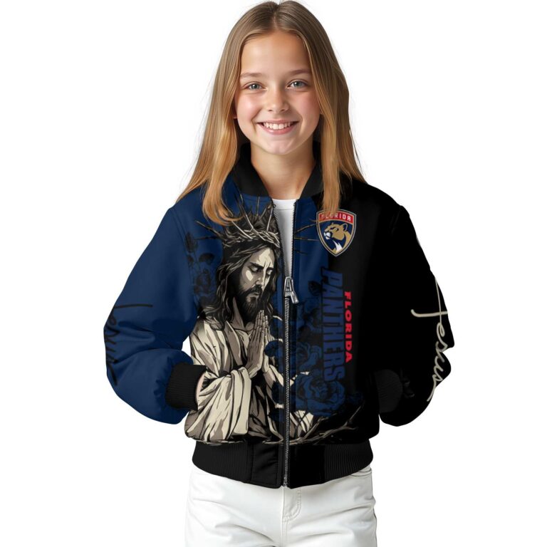 florida panthers hands in prayer red black jacket top rated