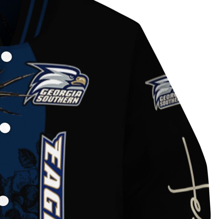 georgia southern eagles hands in prayer blue black jacket premium grade