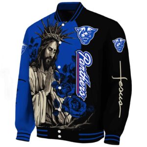 georgia state panthers hands in prayer blue black jacket best selling