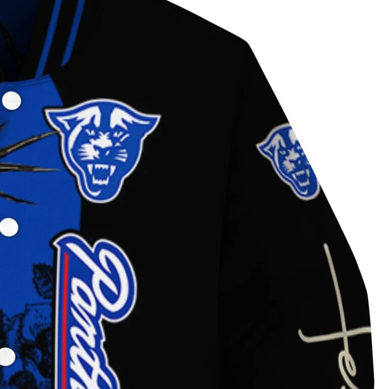 georgia state panthers hands in prayer blue black jacket premium grade