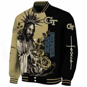 georgia tech yellow jackets hands in prayer gold black jacket best selling