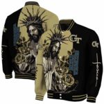 georgia tech yellow jackets hands in prayer gold black jacket best selling