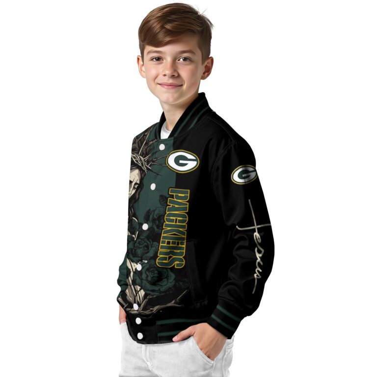 green bay packers hands in prayer green black jacket trendy