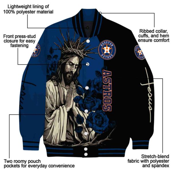 houston astros hands in prayer blue black jacket new arrival