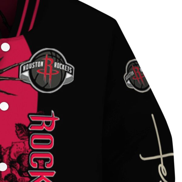 houston rockets hands in prayer red black jacket premium grade