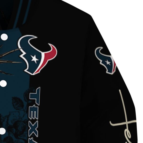 houston texans hands in prayer blue black jacket premium grade