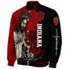 indiana hoosiers hands in prayer red black jacket best selling