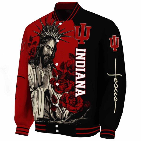 indiana hoosiers hands in prayer red black jacket best selling