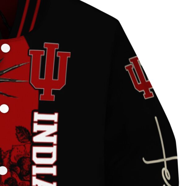 indiana hoosiers hands in prayer red black jacket premium grade