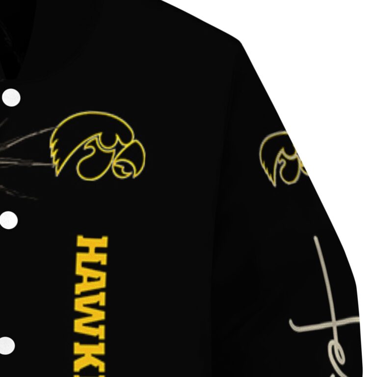iowa hawkeyes hands in prayer black jacket premium grade
