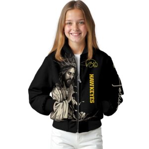 iowa hawkeyes hands in prayer black jacket top rated