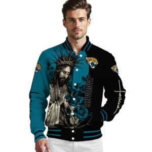 jacksonville jaguars hands in prayer teal black jacket high quality