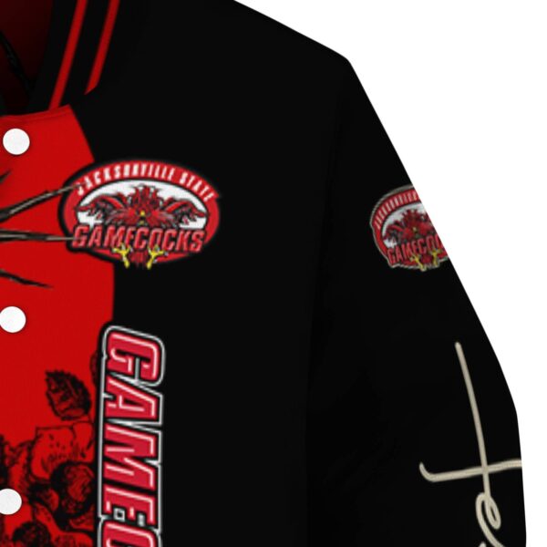 jacksonville state gamecocks hands in prayer red black jacket premium grade
