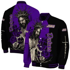 james madison dukes hands in prayer purple black jacket fashion forward