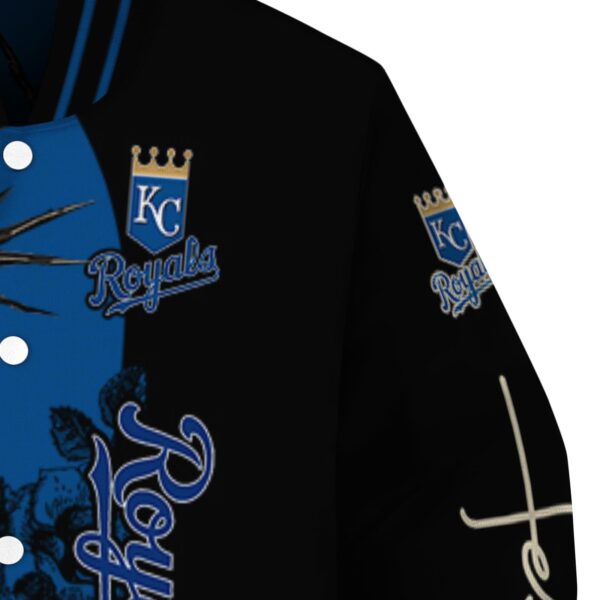 kansas city royals hands in prayer royal blue black jacket premium grade