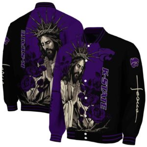 kansas state wildcats hands in prayer purple black jacket fashion forward