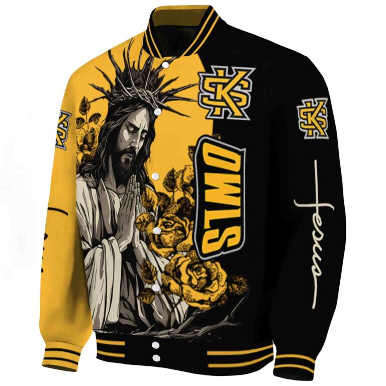 kennesaw state owls hands in prayer gold black jacket best selling