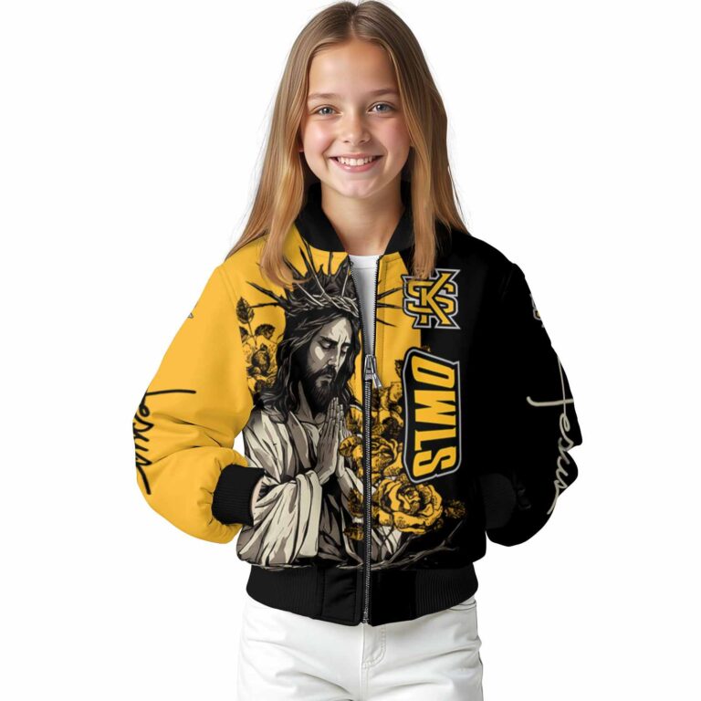 kennesaw state owls hands in prayer gold black jacket top rated