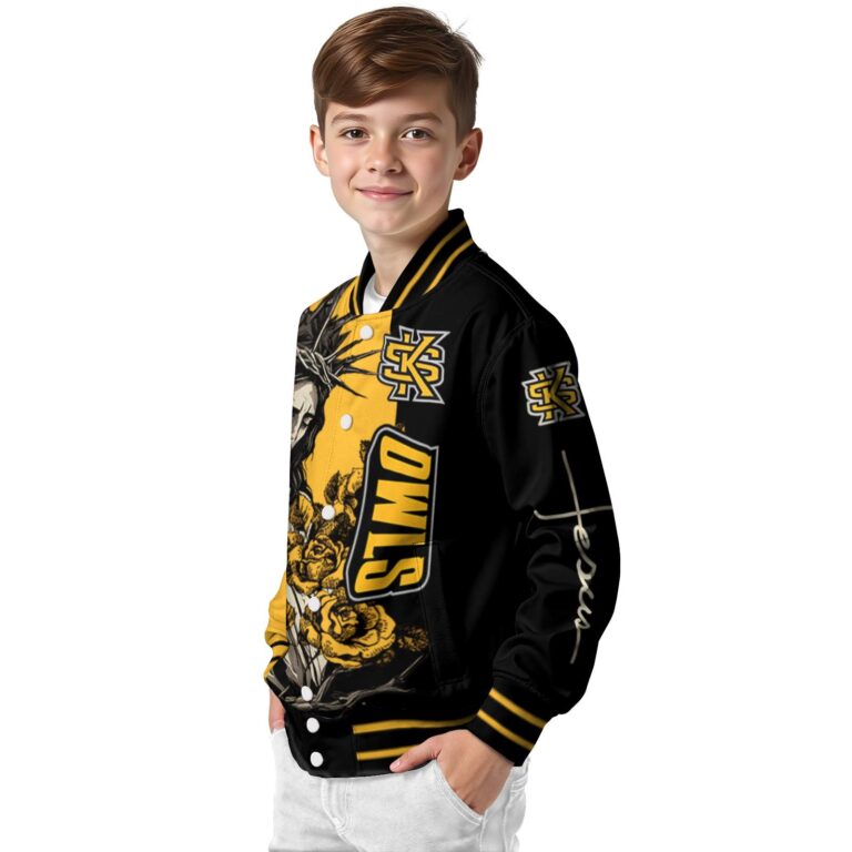 kennesaw state owls hands in prayer gold black jacket trendy