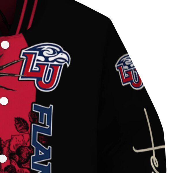 liberty flames hands in prayer red black jacket premium grade