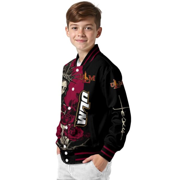 louisiana monroe warhawks hands in prayer red black jacket trendy