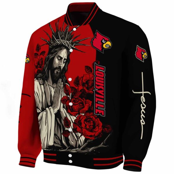 louisville cardinals hands in prayer red black jacket best selling