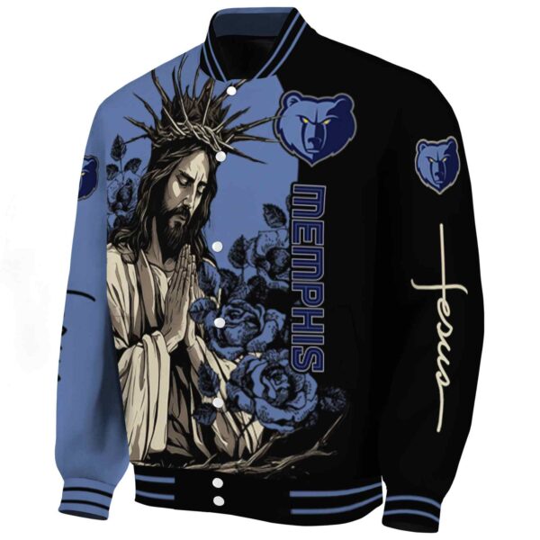 memphis grizzlies hands in prayer blue black jacket best selling