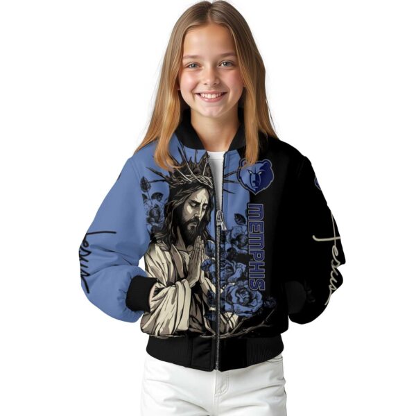 memphis grizzlies hands in prayer blue black jacket top rated