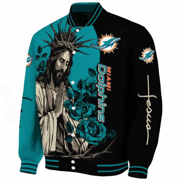 miami dolphins hands in prayer aqua black jacket best selling