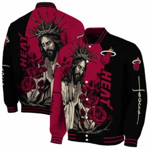 miami heat hands in prayer red black jacket fashion forward