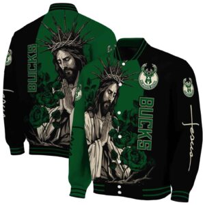 milwaukee bucks hands in prayer green black jacket fashion forward