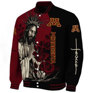 minnesota golden gophers hands in prayer maroon black jacket best selling