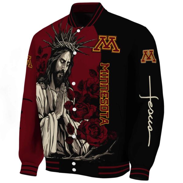 minnesota golden gophers hands in prayer maroon black jacket best selling