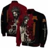 minnesota golden gophers hands in prayer maroon black jacket fashion forward