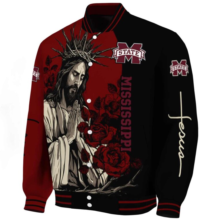 mississippi state bulldogs hands in prayer maroon black jacket best selling