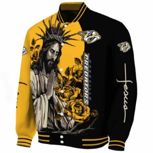 nashville predators hands in prayer gold black jacket best selling