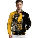 nashville predators hands in prayer gold black jacket best selling