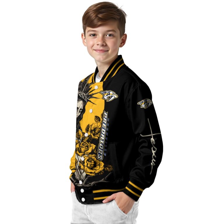 nashville predators hands in prayer gold black jacket trendy