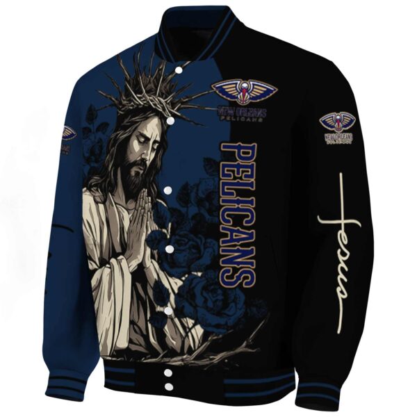 new orleans pelicans hands in prayer navy black jacket best selling