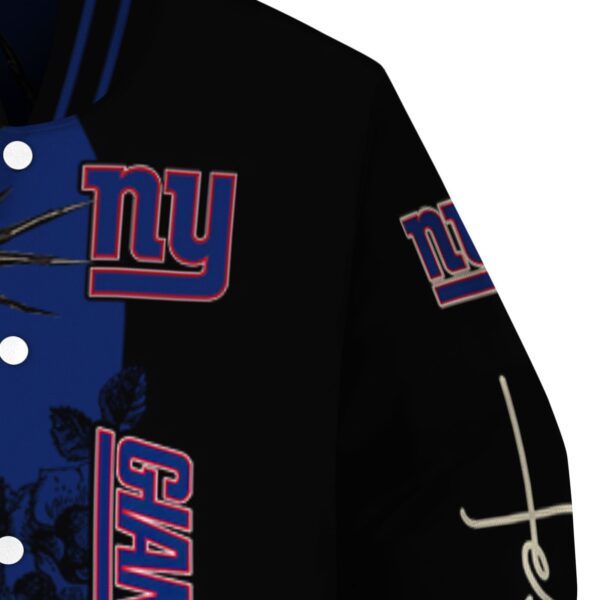 new york giants hands in prayer blue black jacket premium grade
