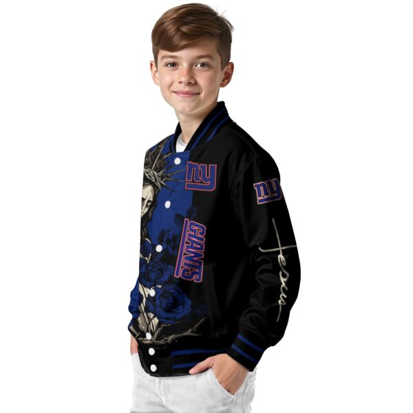 new york giants hands in prayer blue black jacket trendy